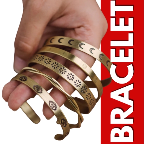 Gold plated bracelets