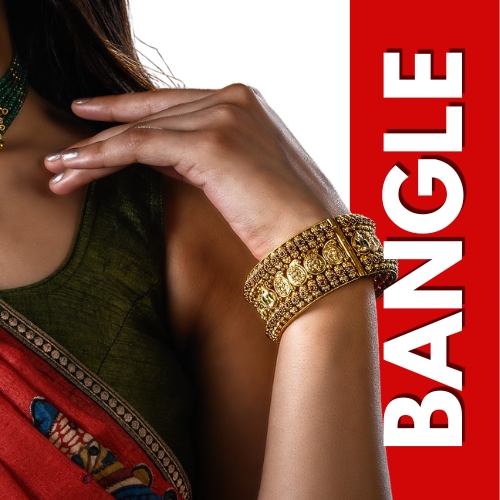 Gold plated bangles